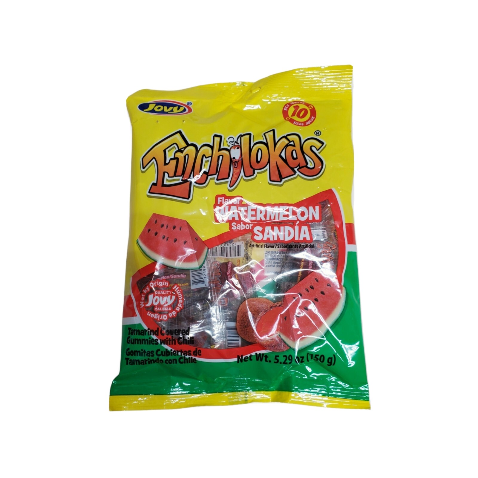 Jovy Enchilokas Watermelon (Sandia) Gummies Chili Mexican Candy 5.29oz