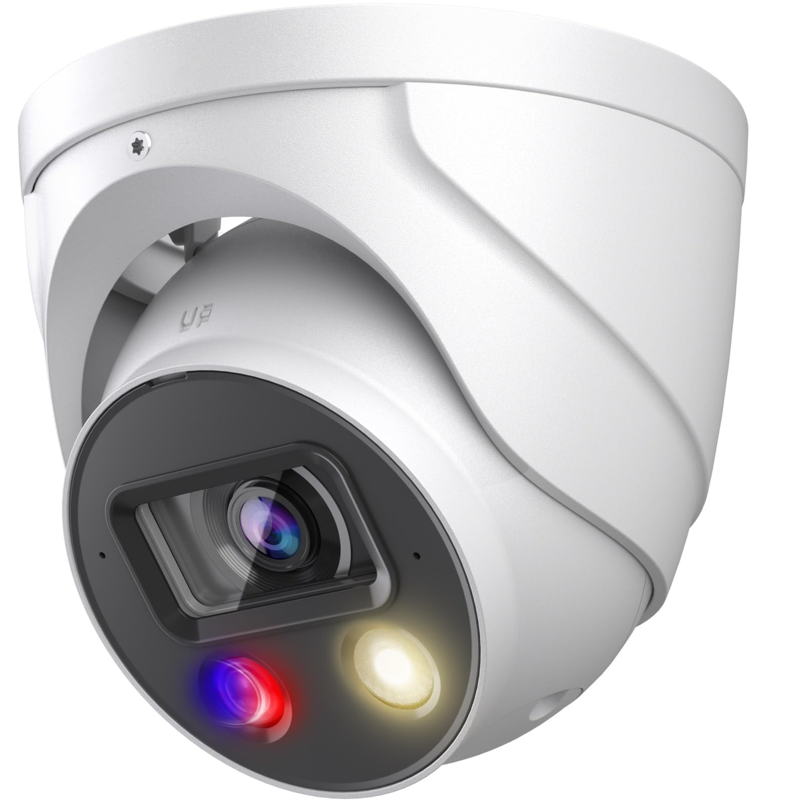 UltraHD 8MP Outdoor IP POE Camera, DMSS APP, 4K @30fps, TiOC Active White
