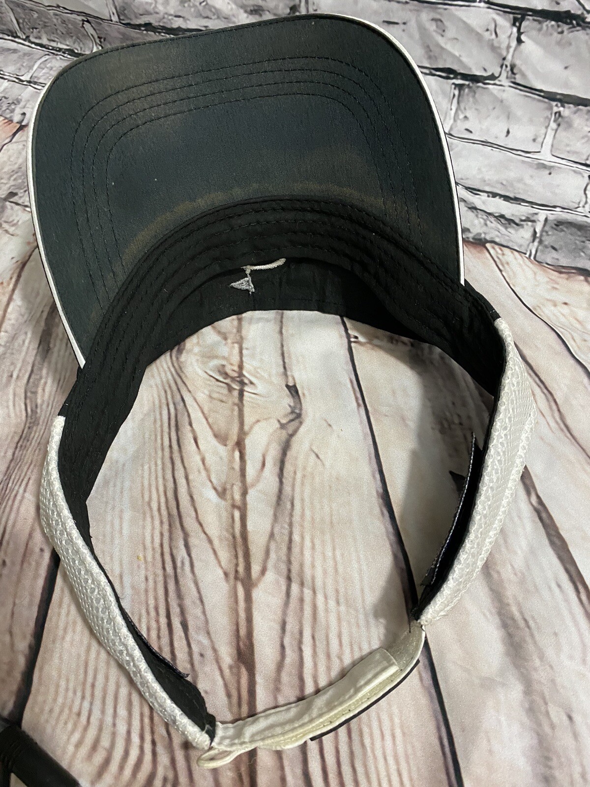 Golf Visor Black Adjustable Back Strap AHEAD Extreme ACAR