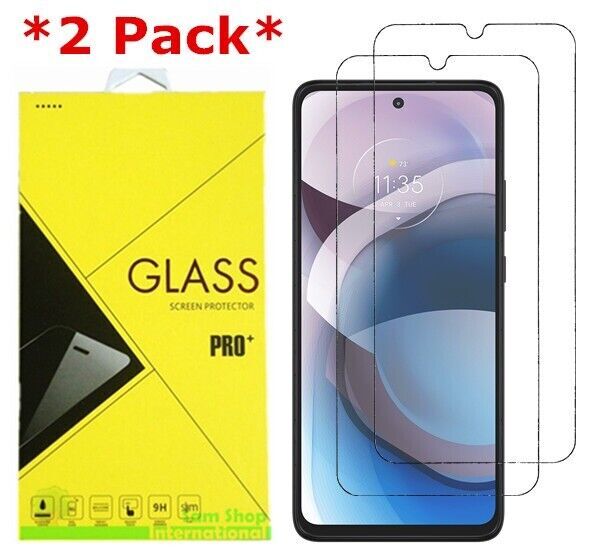2-Pack Tempered Glass Screen Protector for Motorola One 5G Ace/Moto G 5G