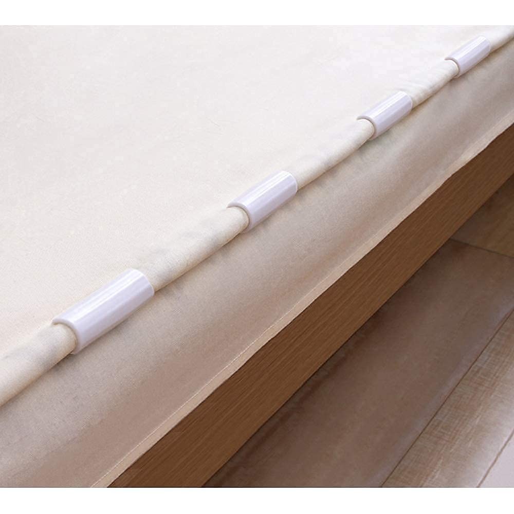 12pcs Bed Sheet Grippers Holders Fasteners Clips Keep Sheets