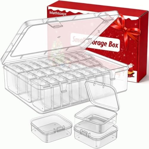 Bead Organizer Box, 31Pcs Small Beads Organizers and Storage Clear - 1P