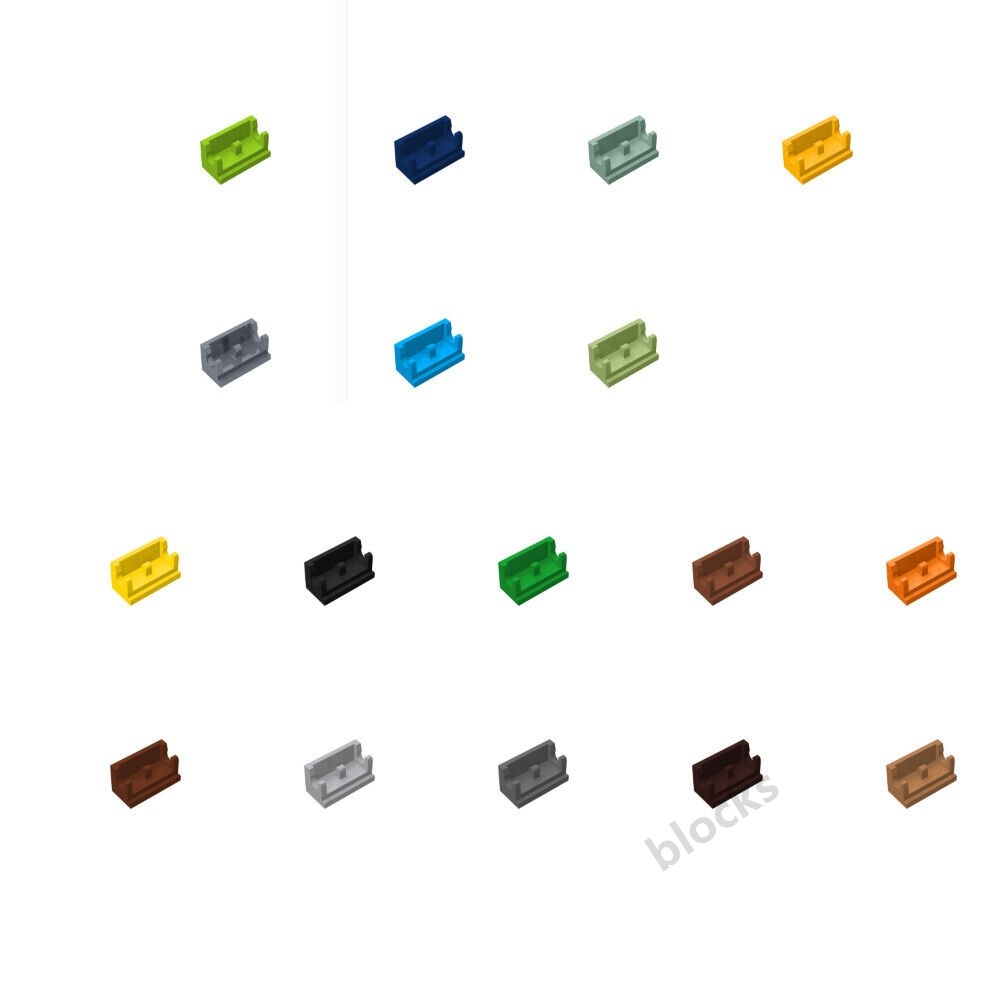50x Part 3937 Hinge Base 1x2 Building Pieces Bulk Lot 100% Compatible NEW