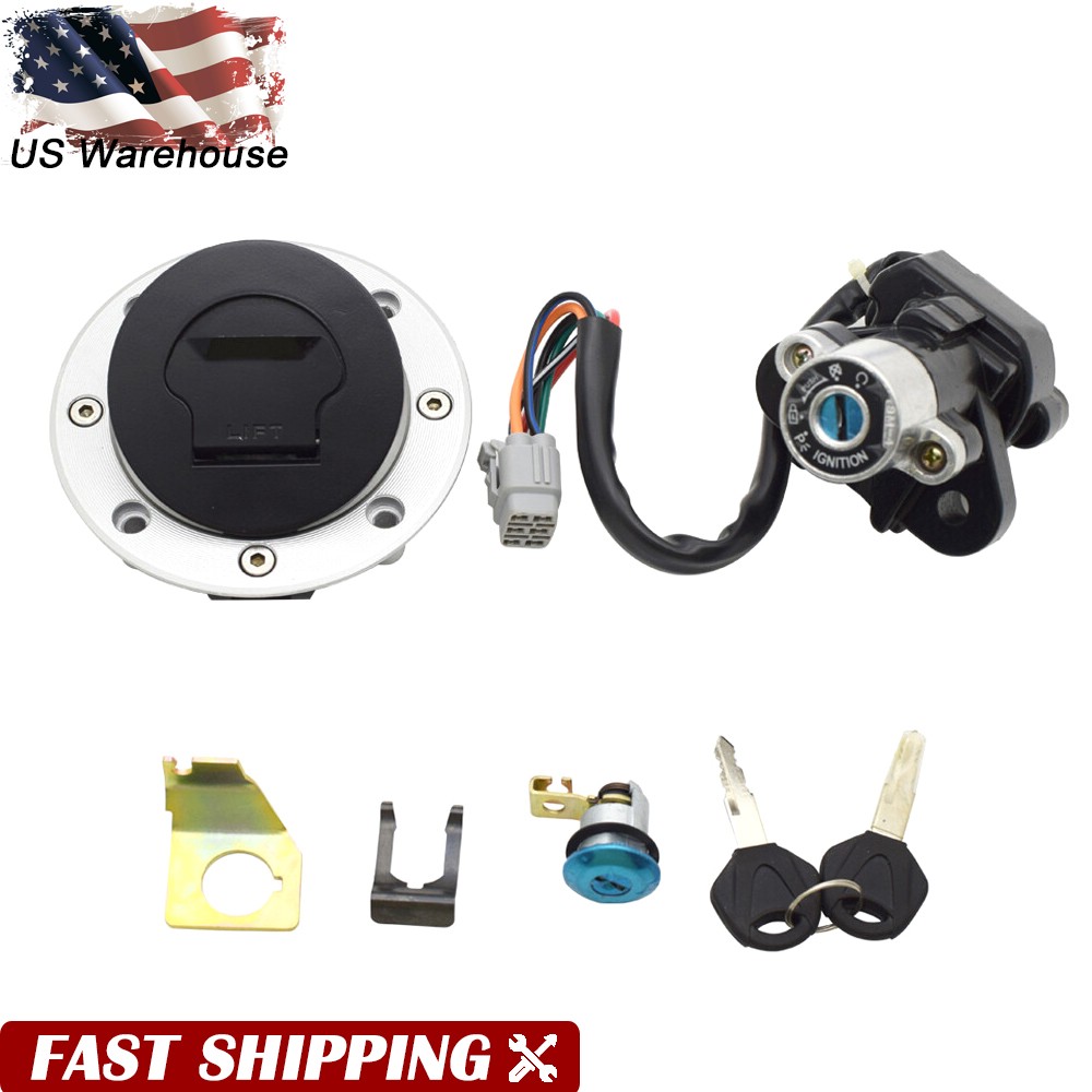 Ignition Switch Fuel Gas Cap Lock Set for Suzuki V-Strom DL 650 1000 2004-2011