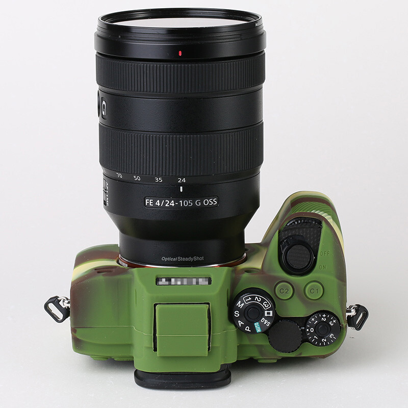 Rubber Silicon Body Case Protector Frame Skin For Sony A74 A7R4 Camera