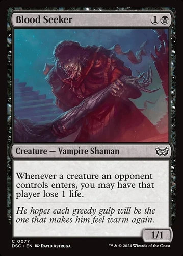 Blood Seeker - 77 - NM - Commander: Duskmourn: House of Horror - MTG