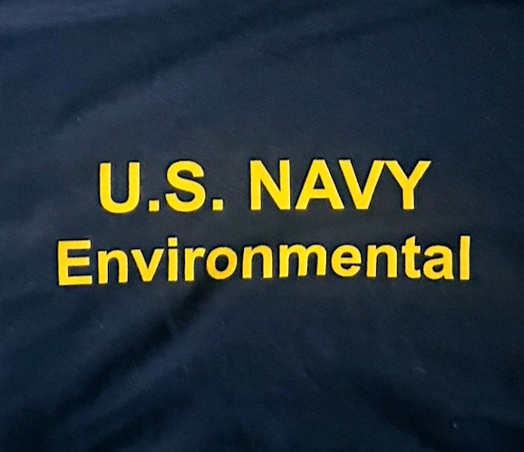 US NAVY Environmental Military Blue Hoodie Size 2XL