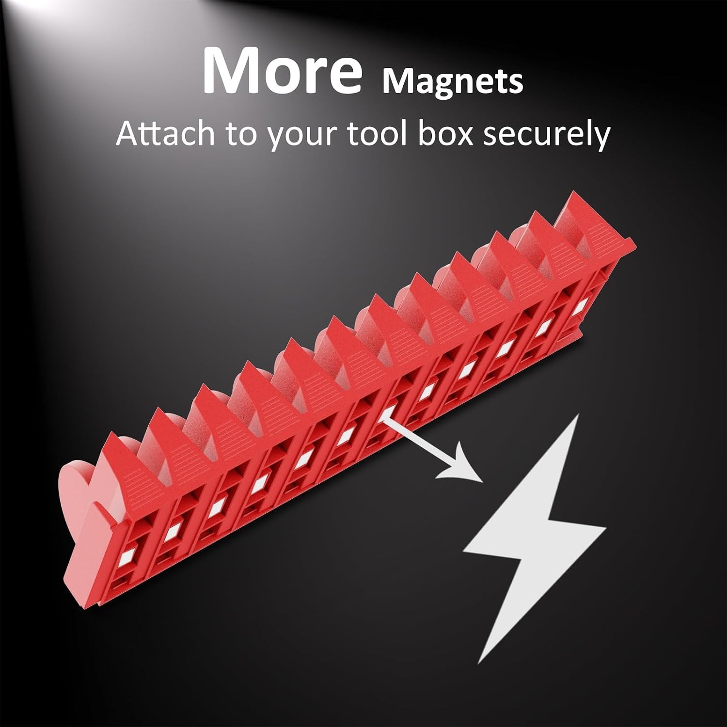 24pcs Magnetic Modular Wrench Organizers: Ultimate Tool Drawer Solution