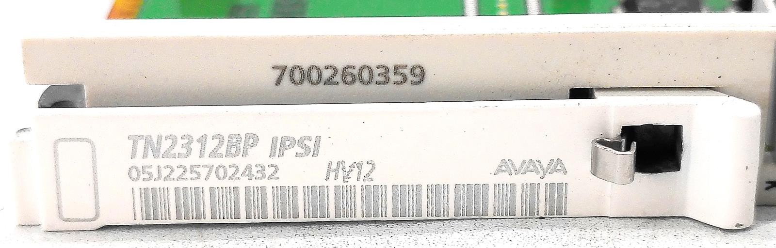AVAYA TN2312BP 700260359 IPSI HV12 IP SERVER INTERFACE BOARD