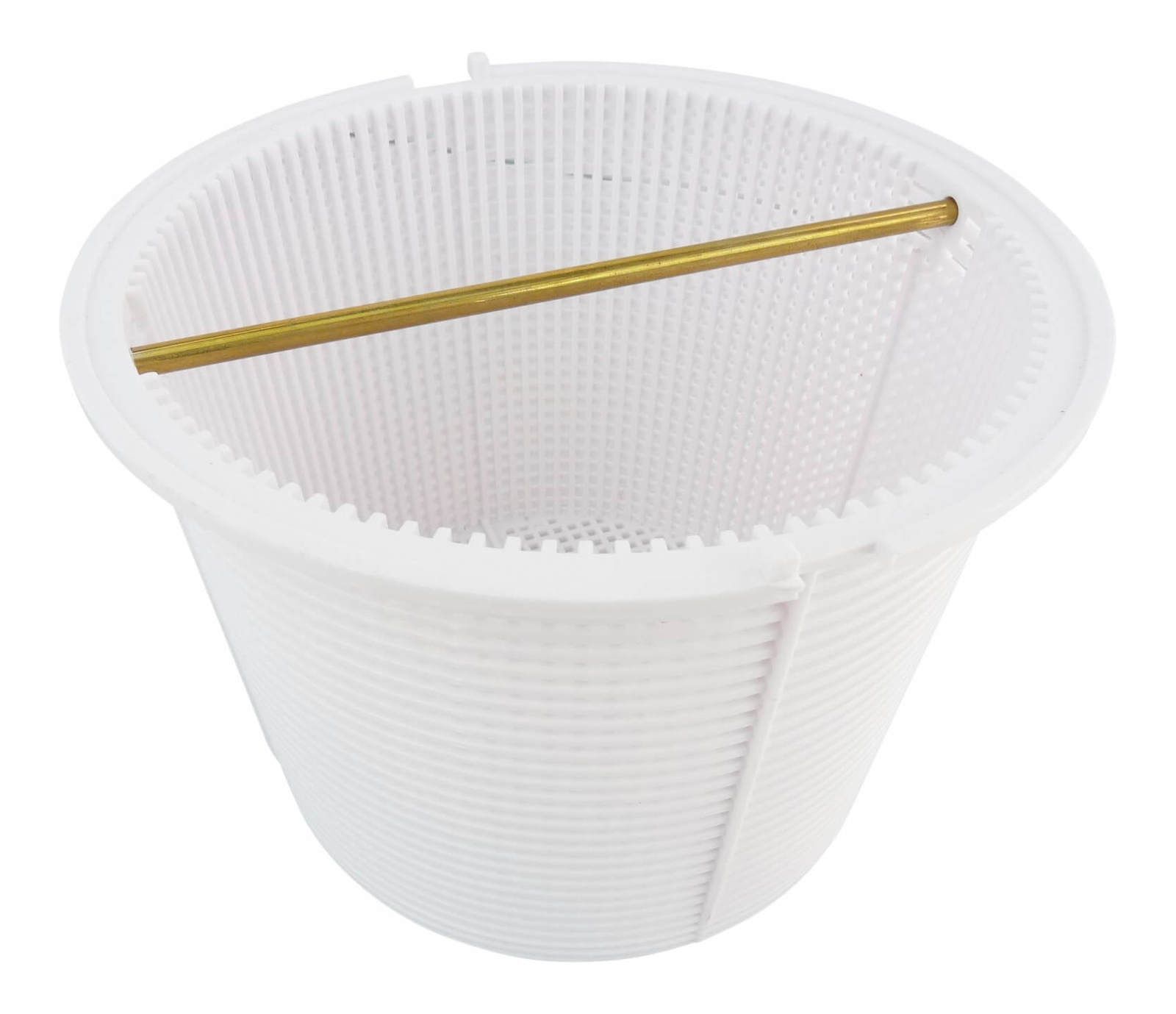 Quiptron Pool Skimmer Basket Complete With Brass Handle - Aussie Gold Brand