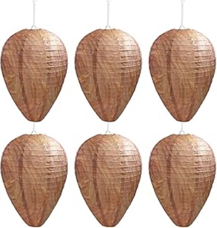DECYOOL Paper Wasp Nest Decoy--See Variations--6 Count