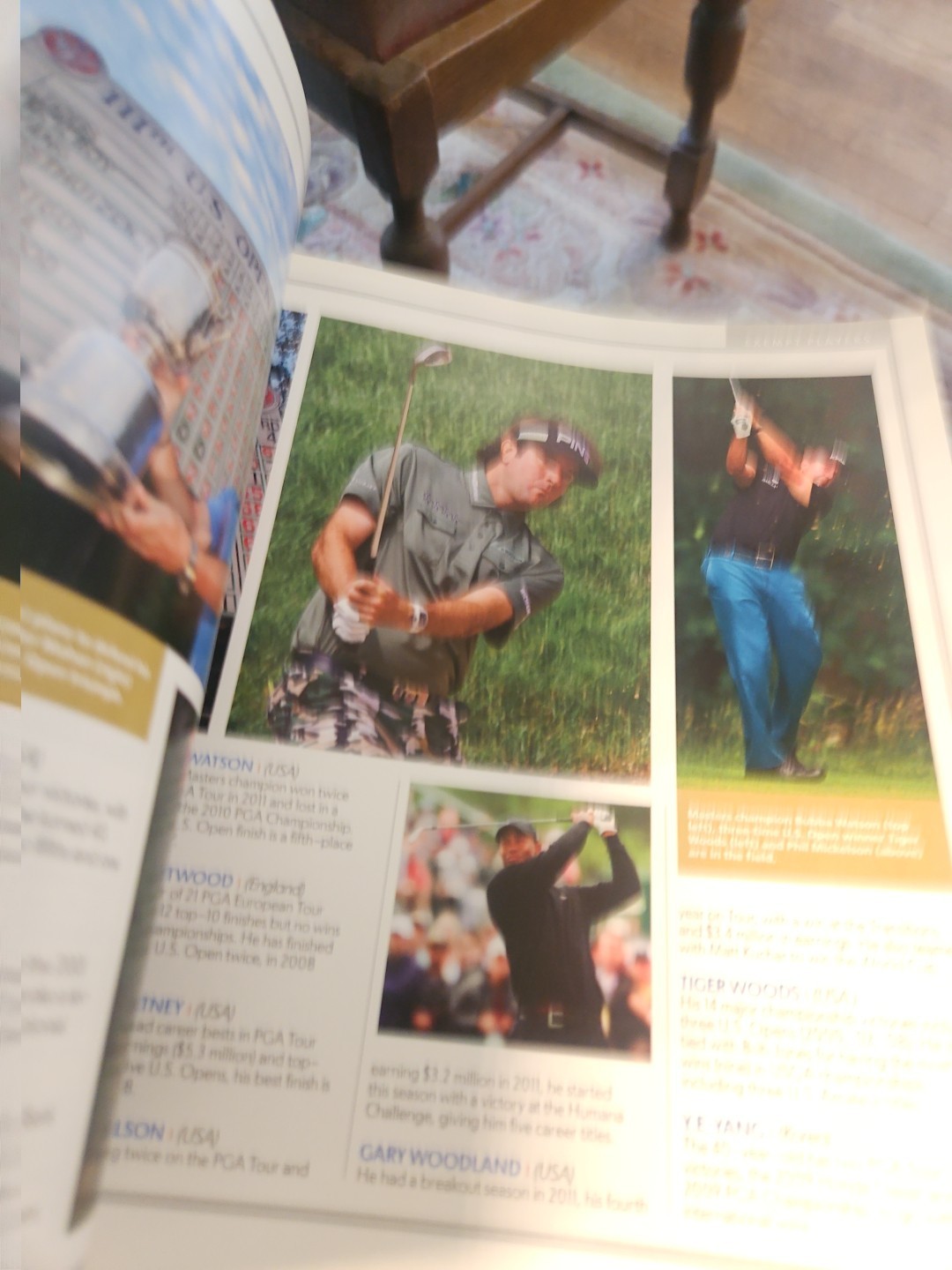 2012 US Open Golf Program Official USGA Program Nice Condition