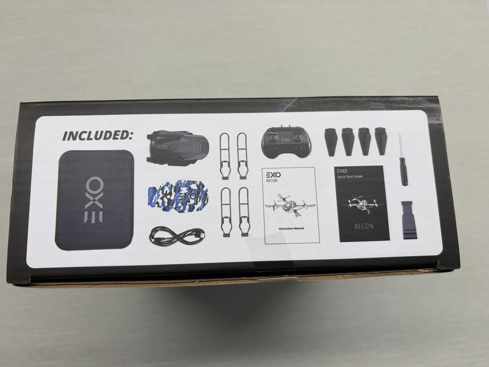 EXO Recon Drone 1080p w/ Live Camera Feed, EXODDROREC2B, OPEN BOX