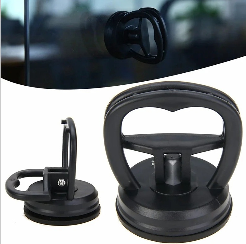 2pcs Car Dent Puller Suction Cup Panel Repair Tool for Small Dents Black - NEW