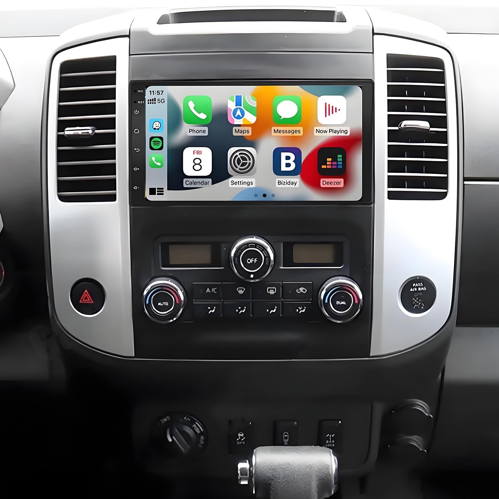 Nissan Frontier 2010-2021 7in Car Stereo Android 15 Carplay Auto GPS Cam 2+64G