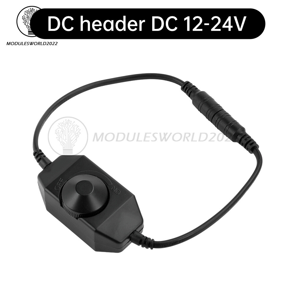DC12V LED Dimmer Switch Brightness Knob Controller for 5050 2838 LED Strip Light