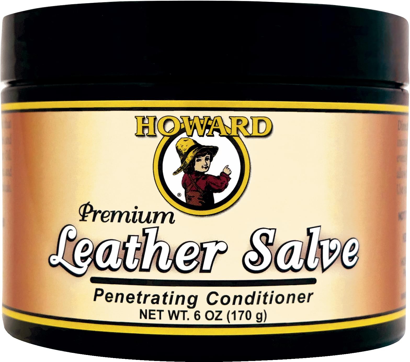 Howard Products Leather Salve - Car 6 Ounce (Pack of 1), Yellow