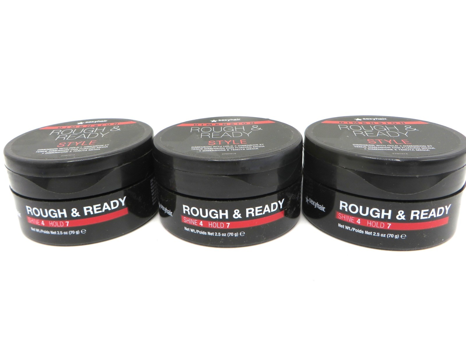 SEXY HAIR ROUGH & READY 2.5 OZ (Lot of 3)