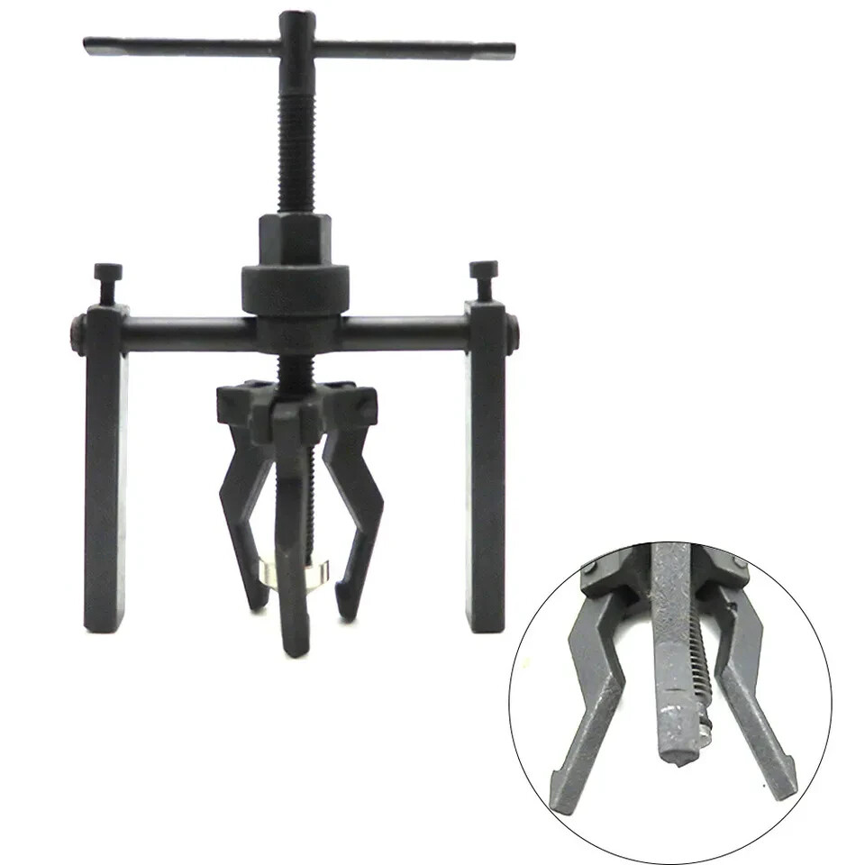 3 JAW INNER BEARING PULLER CAR MOTORCYCLE BUSHING REMOVAL EXTRACTOR HAND TOOL