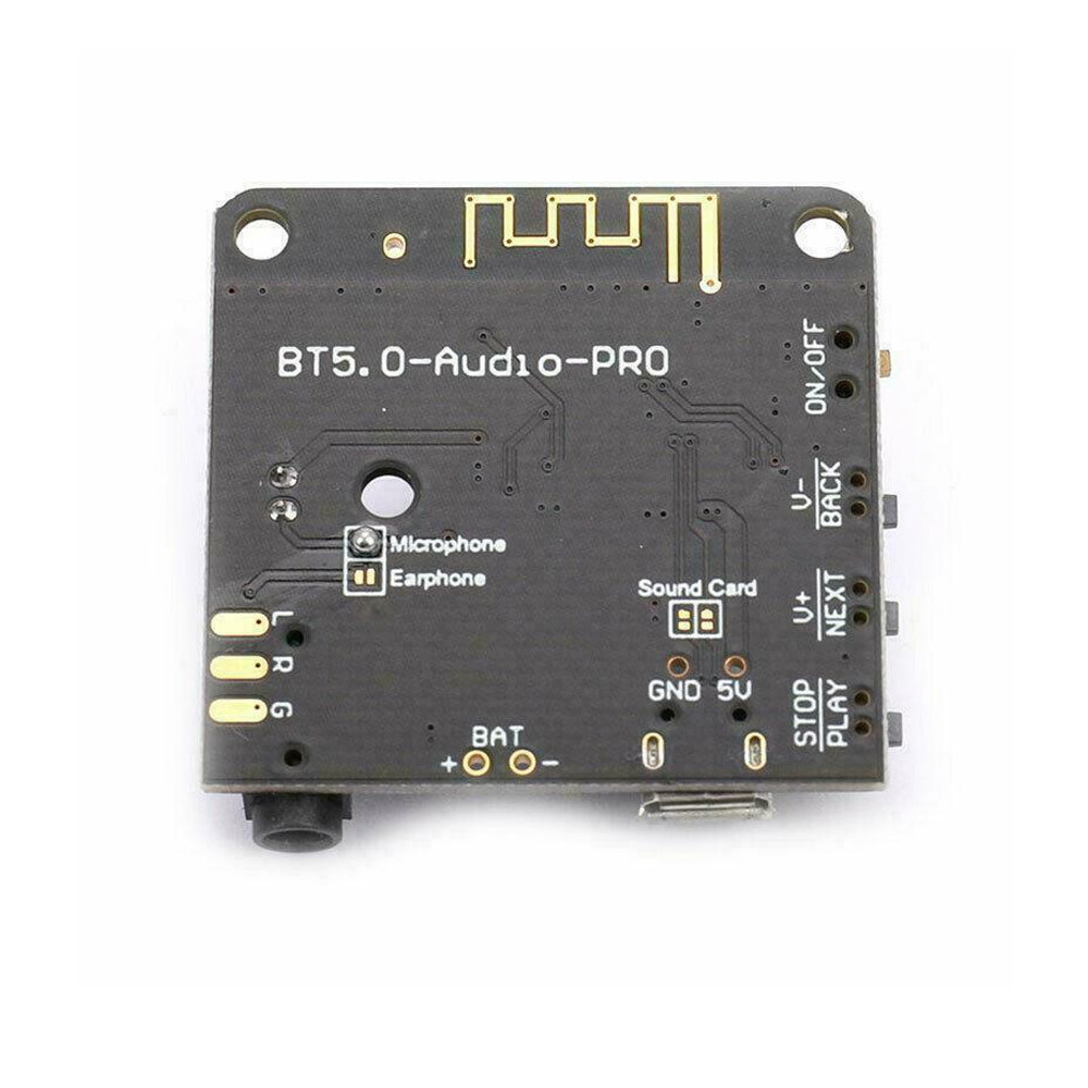 MP3 Decoder Board Mini Bluetooth 5.0 Audio Receiver MP3 Lossless Player Wireless