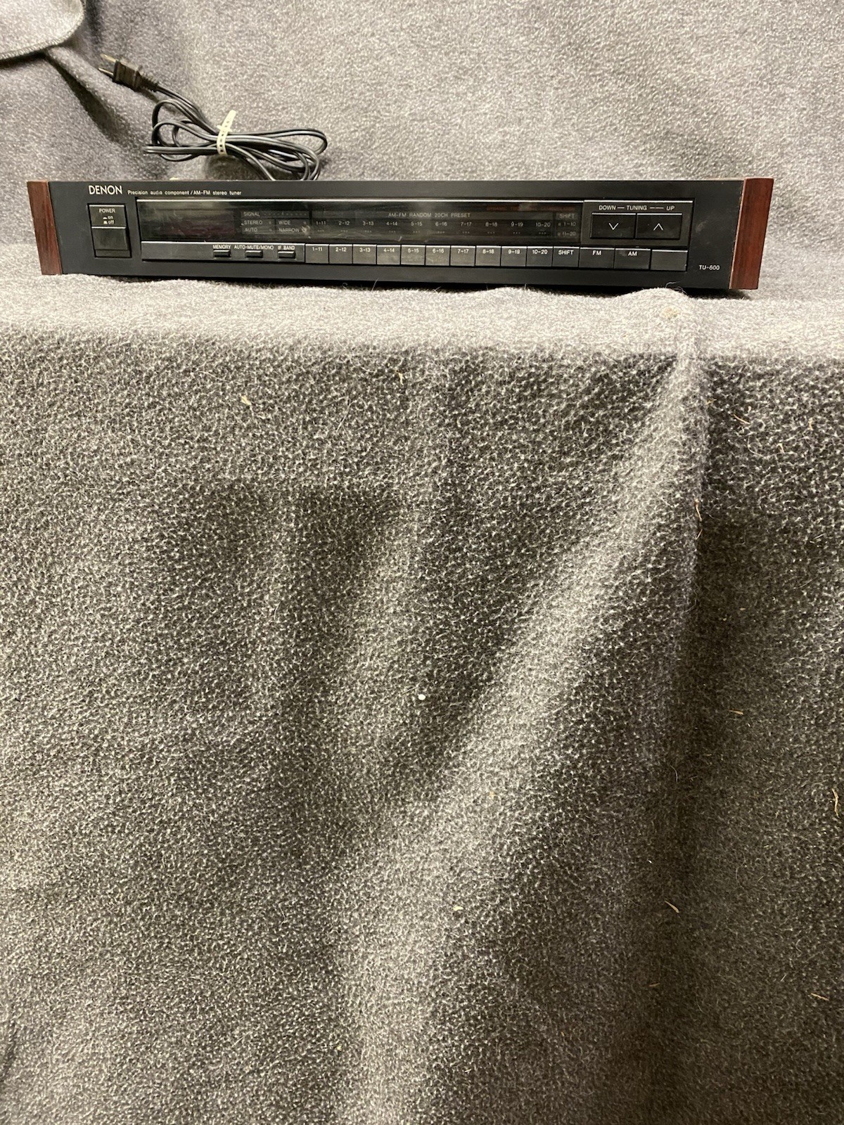 Denon TU-600 Precision AM/FM Tuner Tested and Working