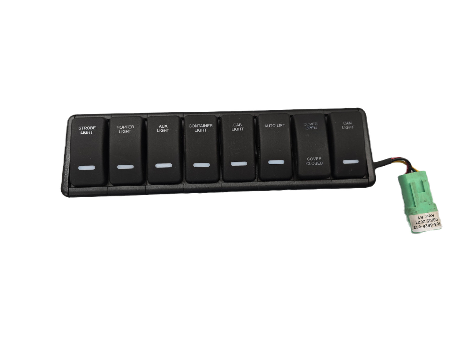 108-8626-012 Wastebuilt -for Heil Switch Bank 1 /Green Plug