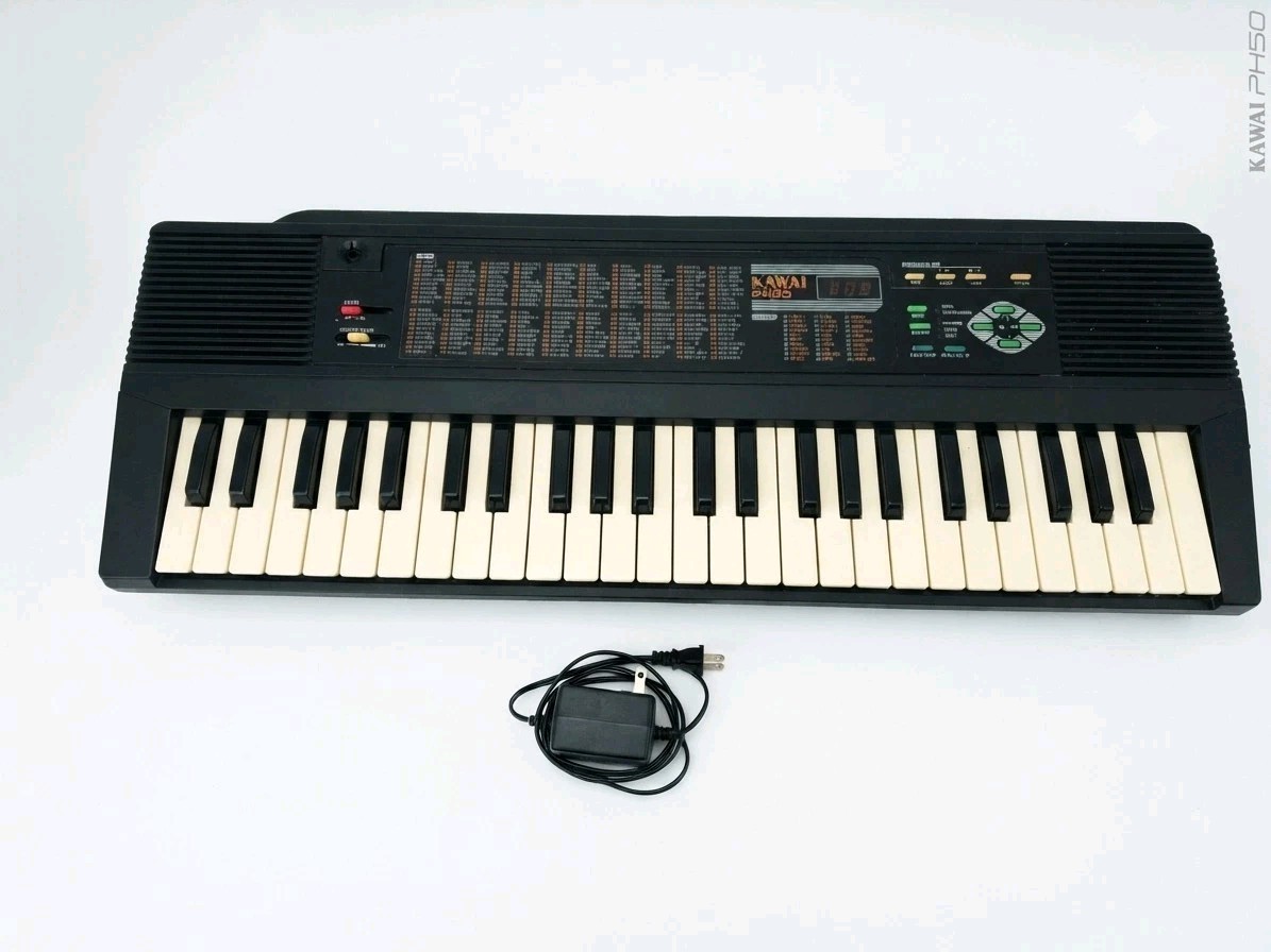 RARE Kawai Pop Keyboard PH50 49 Key VM Sound Generator Electric Piano JAPAN Test