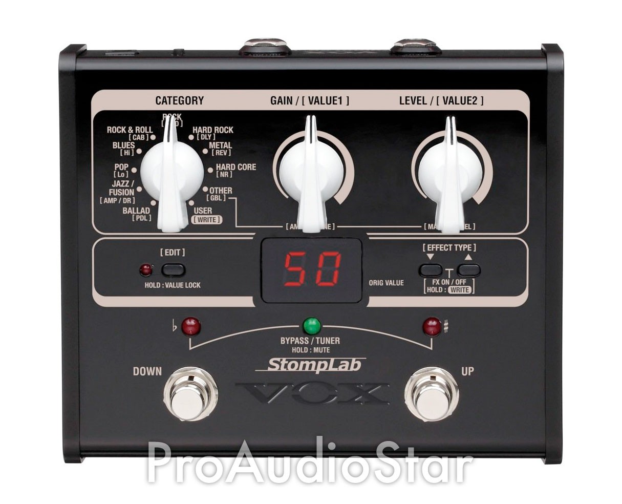 Vox StompLab IG 1G Modeling Guitar Effects Pedal - Open Box