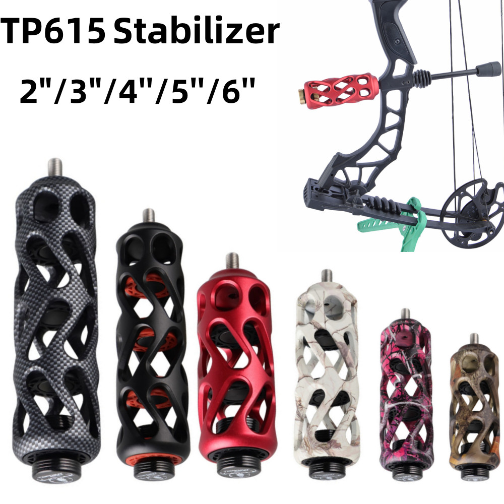 Compound Bow Stabilizer 2-6''Damper Aluminum Silencer Archery Hunting TOPOINT