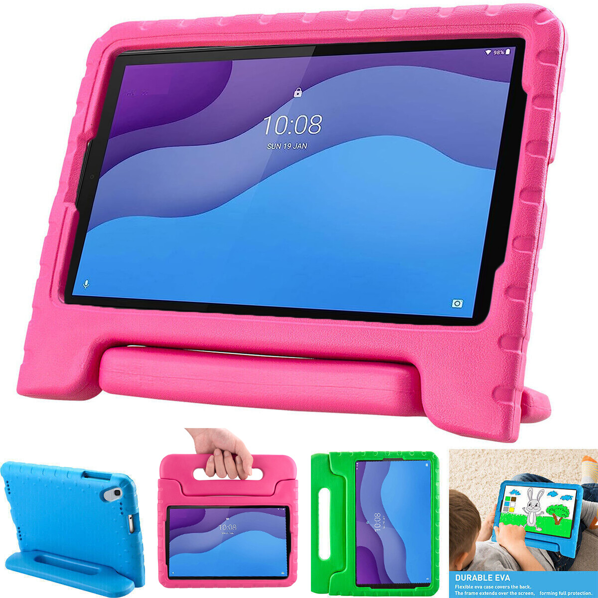 Tablet Case For Lenovo Tab M10 HD (2nd Gen) 2020 10.1" Shockproof EVA Kids Cover