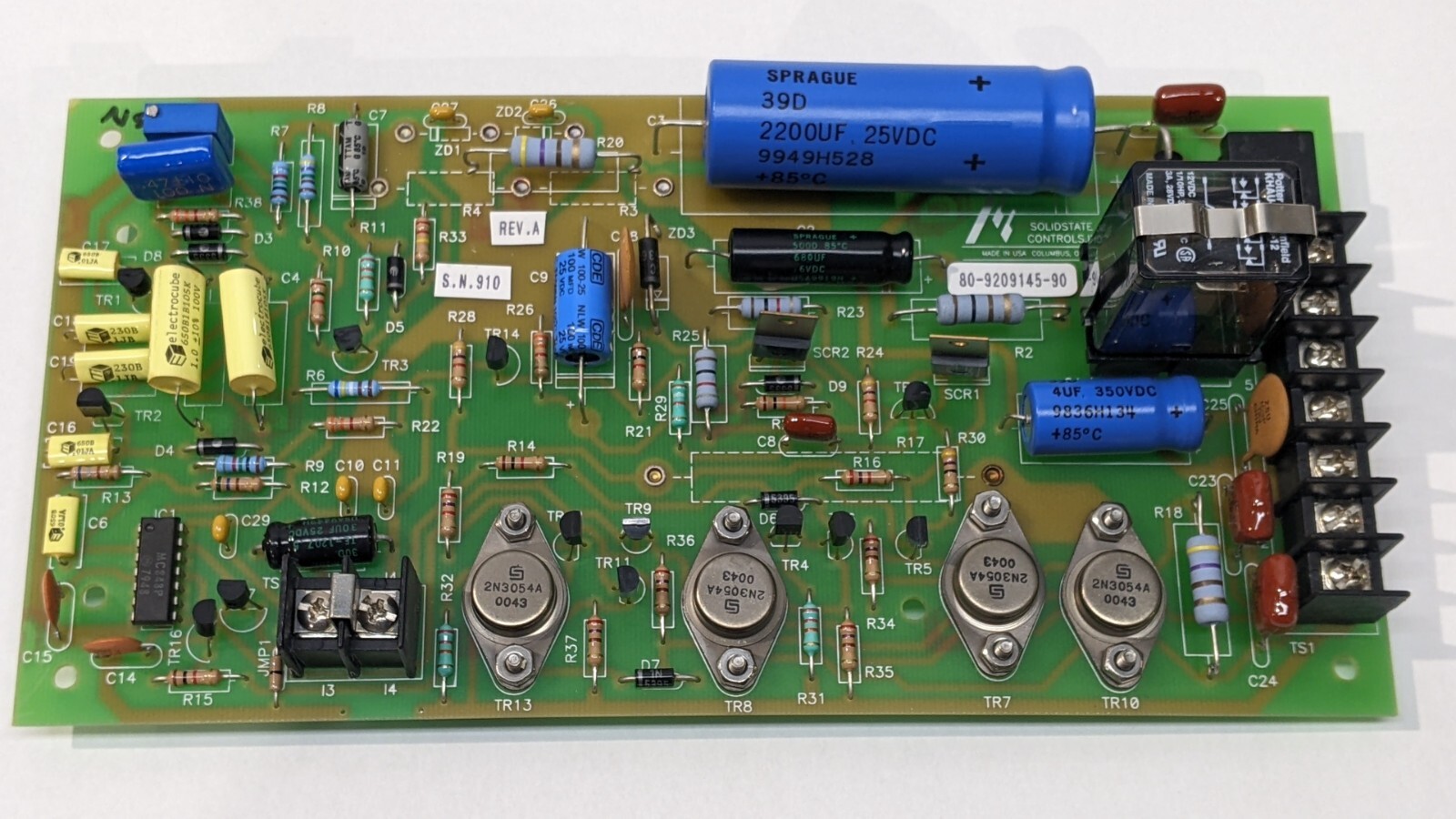 Solidstate Controls 80-9209145-90 Oscillator Control Board Rev. A PCB Module