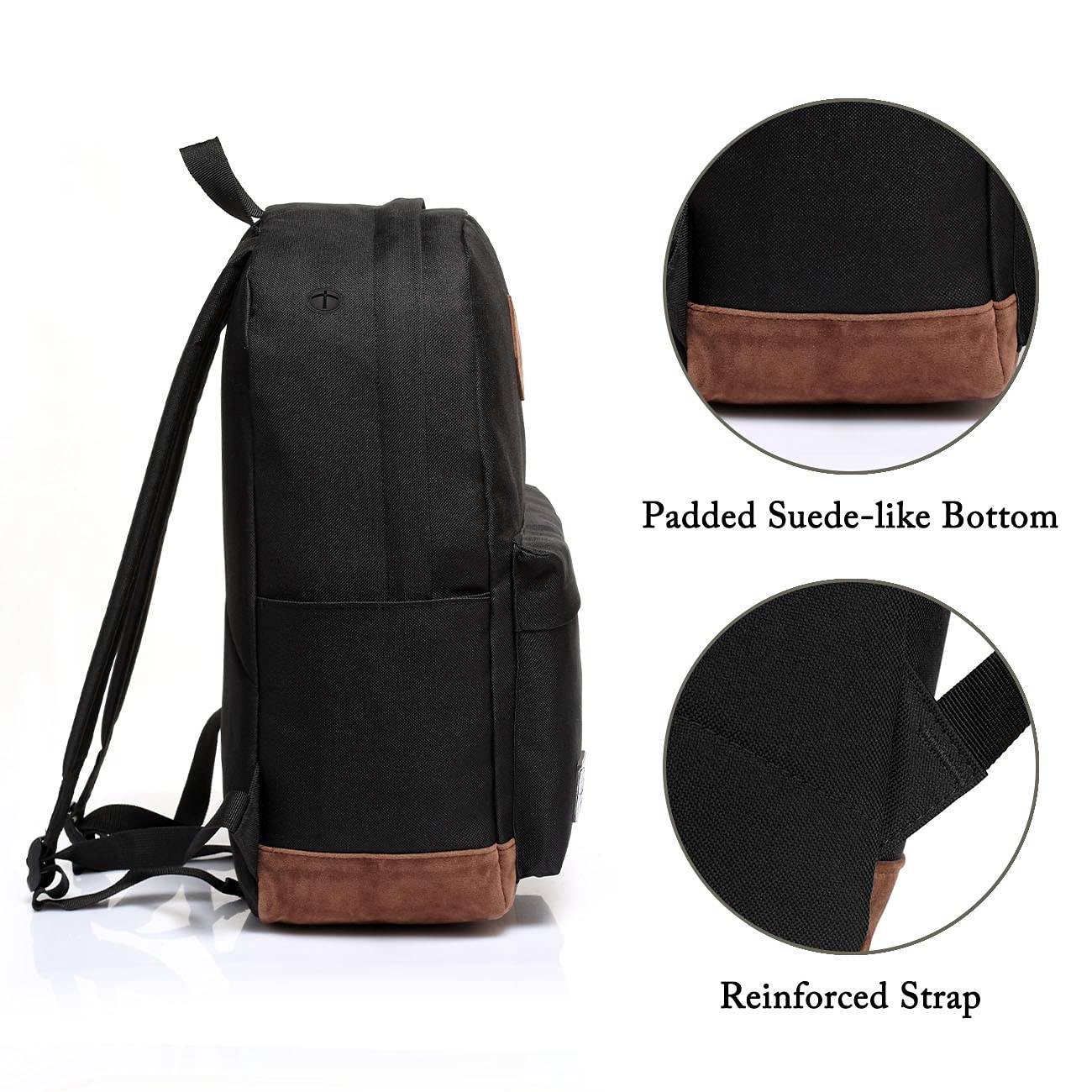 Water-Resistant Unisex Classic Backpack for College, School, and Laptops