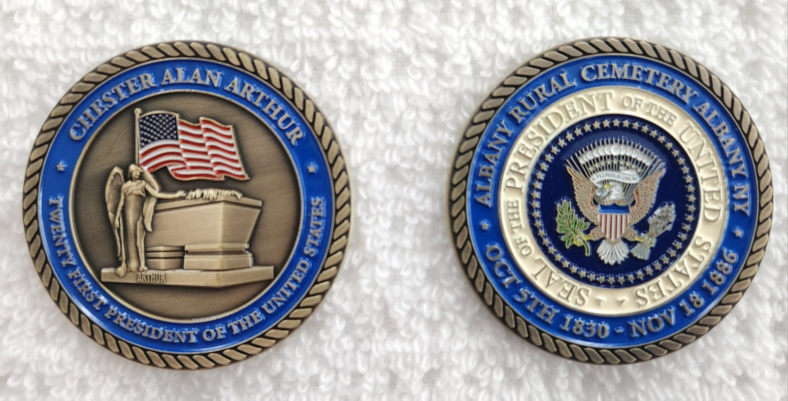 President Chester A. Arthur Challenge Coin