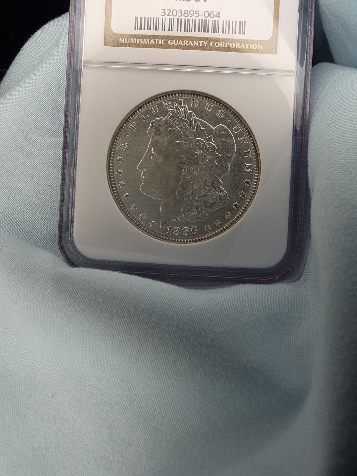 1886 Morgan Silver Dollar NGC MS-64 Brilliant Vam
