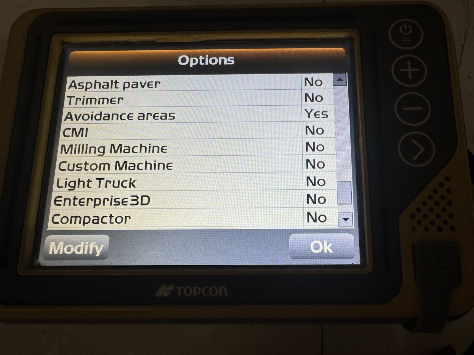 Topcon GX-55 Graphical Machine Control Display Box for Bulldozer or Excavator