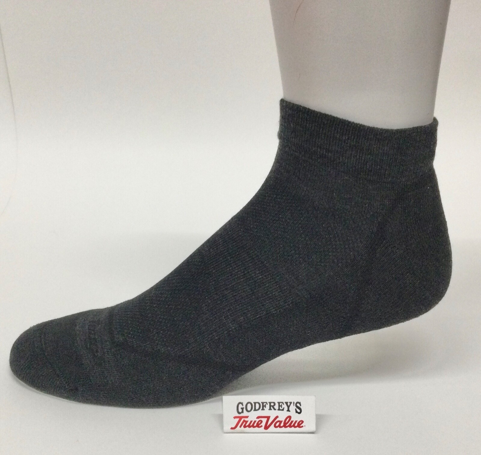 Darn Tough 1990 Black Men's Light Hiker No Show Lightweight Hiking Sock USA