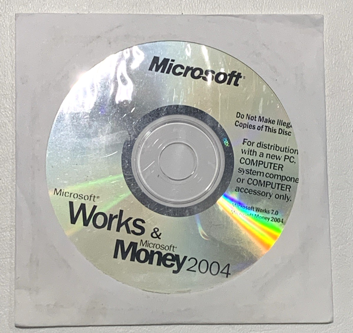 Microsoft Works And Money 2004 PC Software - New + Sealed