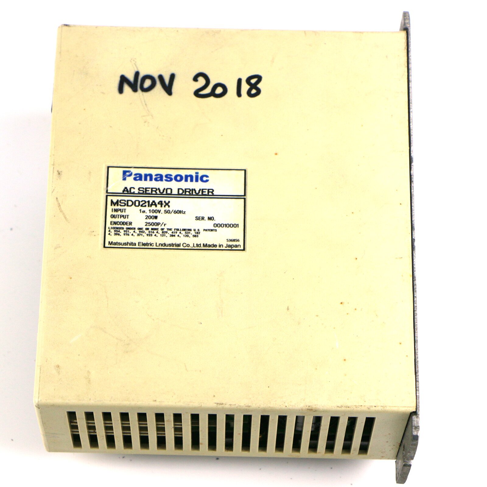 USED Panasonic MSD021A4X AC Servo Driver