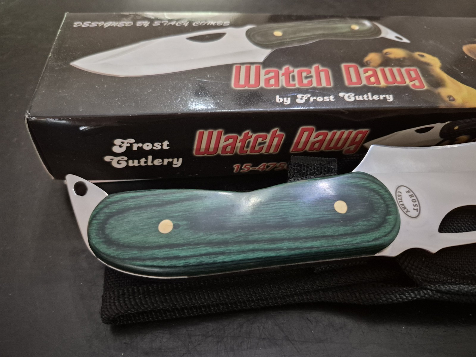 Frost Cutlery Watch Dawg Fixed Blade Knife 8"
