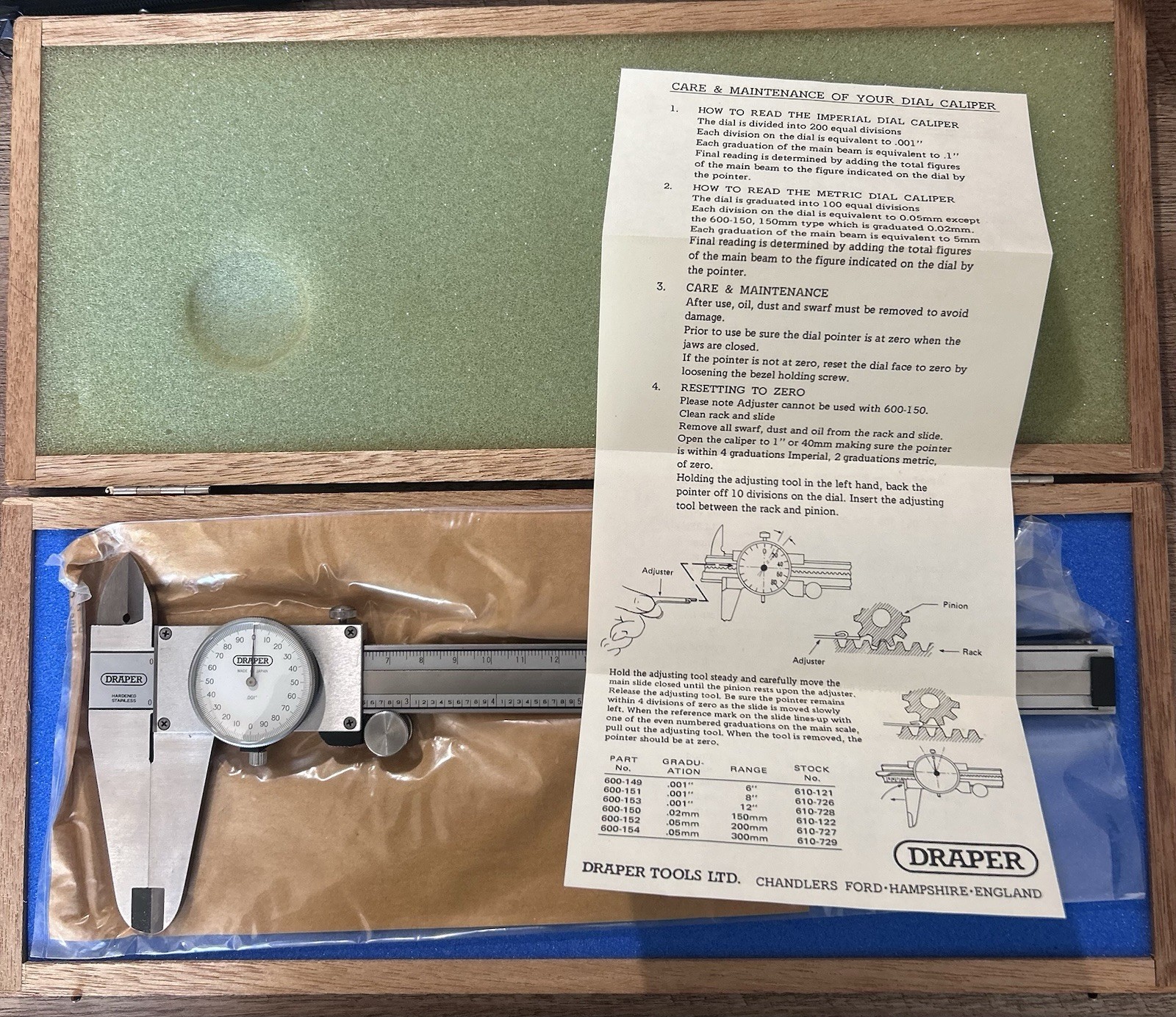 Draper Dial Caliper