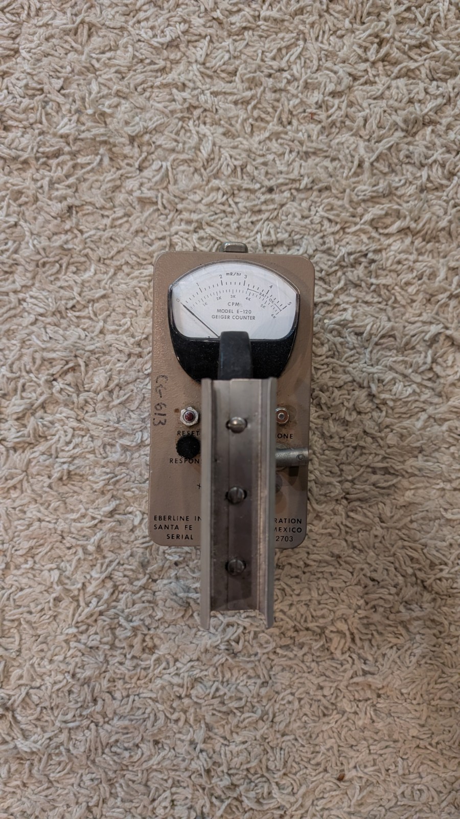 Eberline E-120 GM Survey Meter Tested and Working Guaranteed