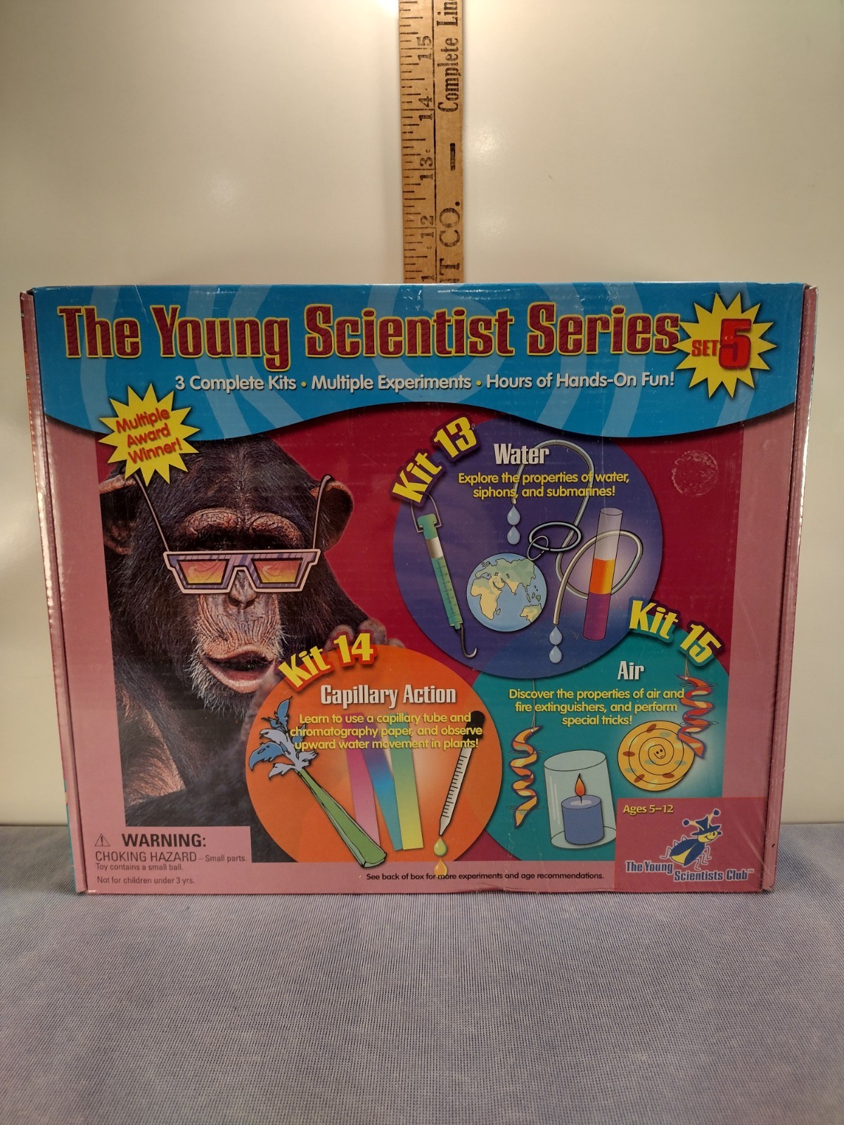 The Young Scientist Series SET 5 Science Experiments for Kids w/ Kits 13, 14, 15