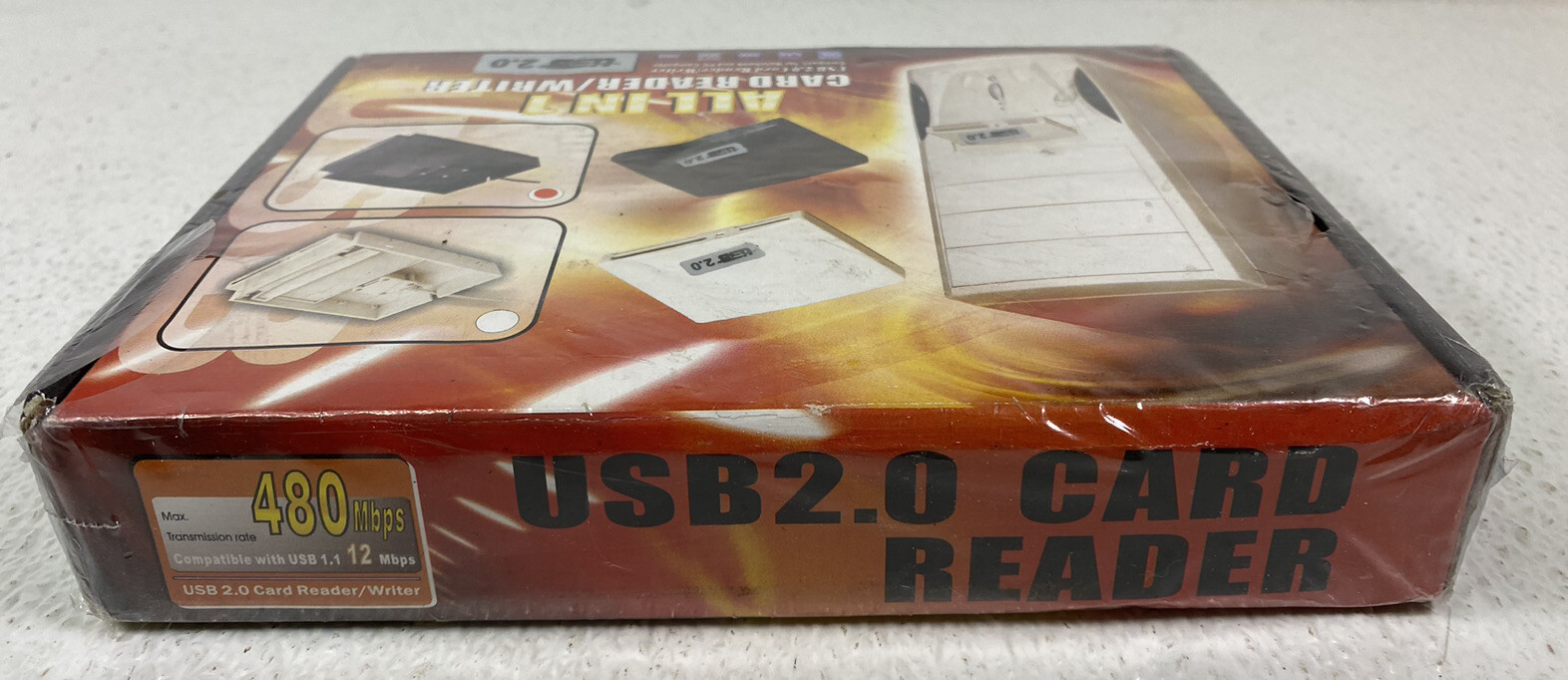 New Old Stock USB 2.0 Card Reader/Writer 480mbps Sealed
