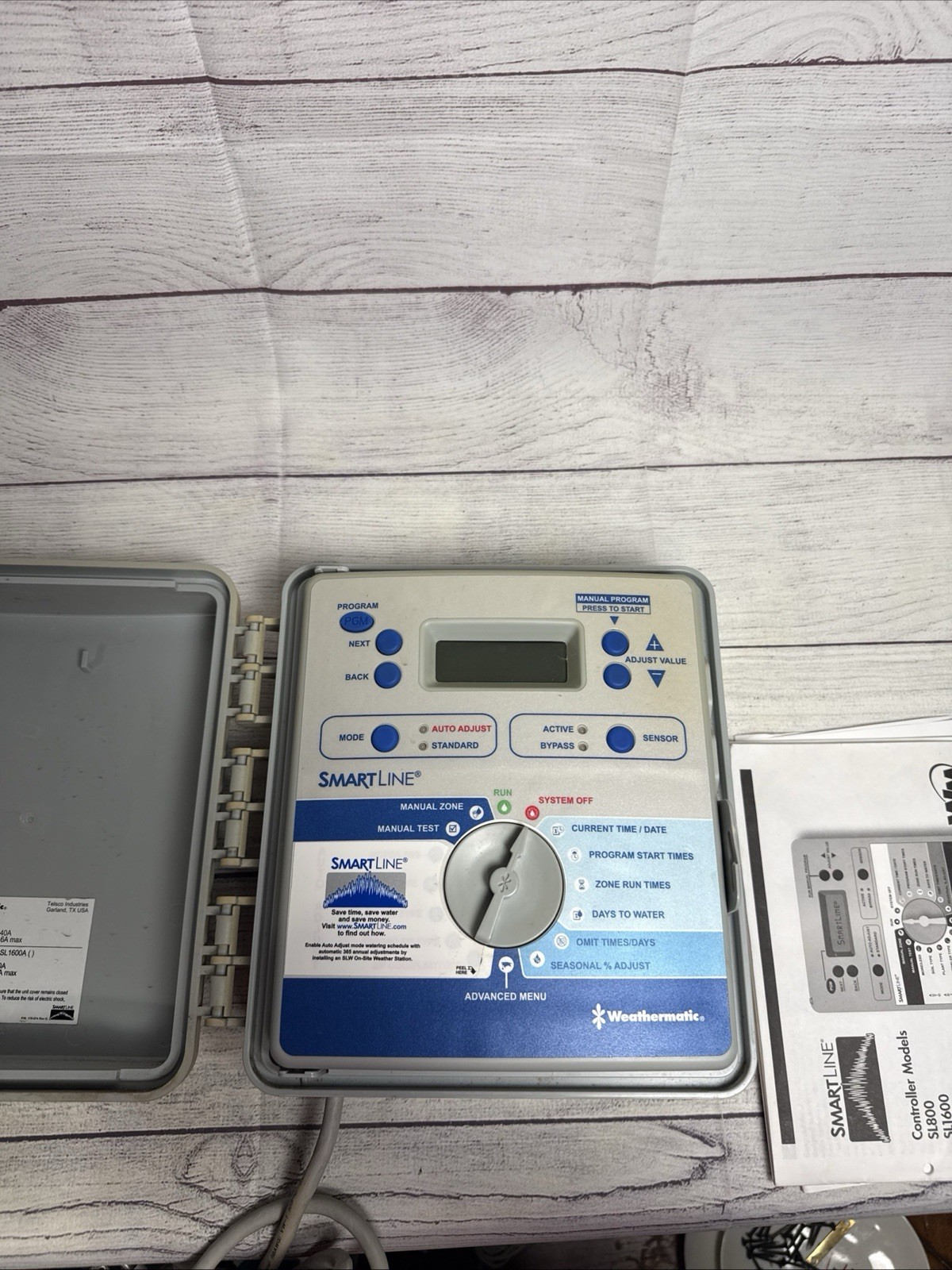 Weathermatic SL-1600 SmartLine Irrigation Controller W/ Key & Case Tested