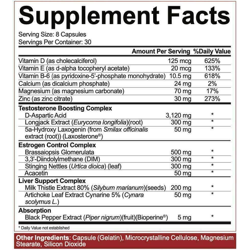 5% Nutrition POST GEAR Post Cycle Therapy 240 caps PLATINUM