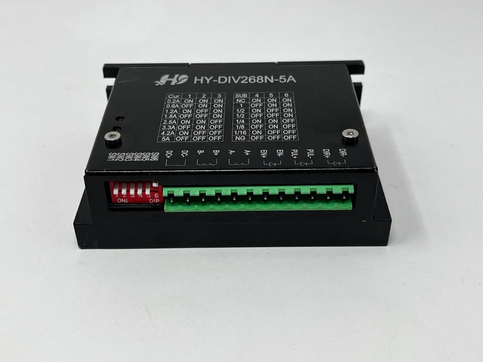 HY Motor Driver HY-DIV268N 5A Step Driver CNC Controller Single Axes Two Phase H