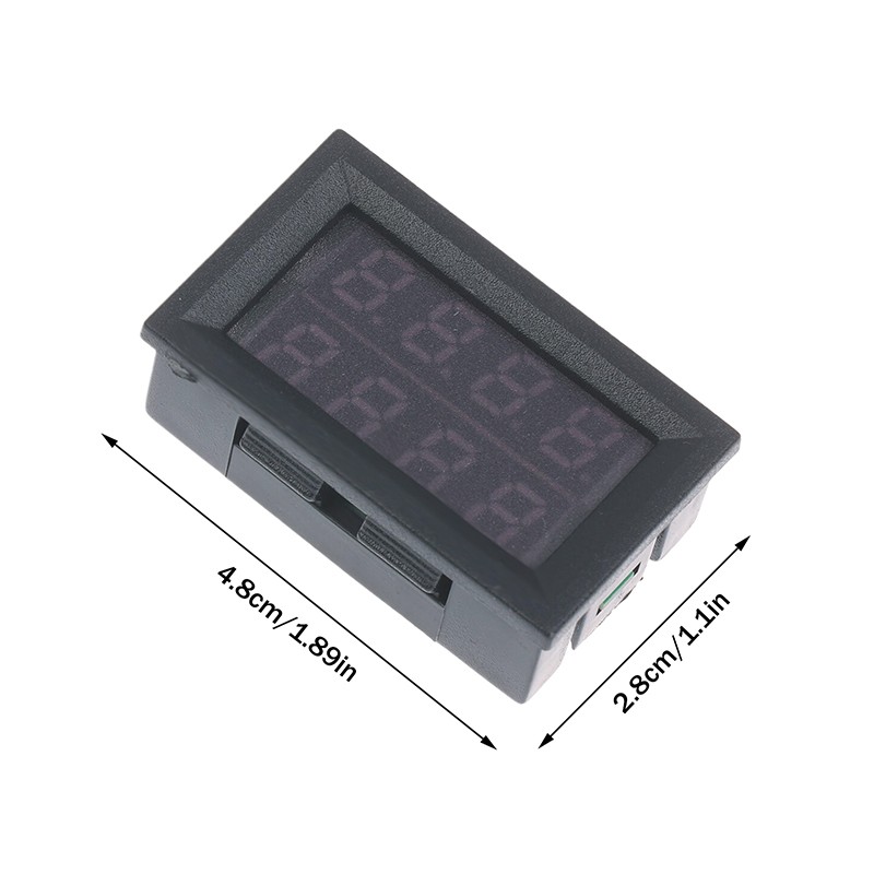4 Digit 5 Wire Mini Digital Voltmeter Ammeter DC 100V 10A Voltmeter Ammeter