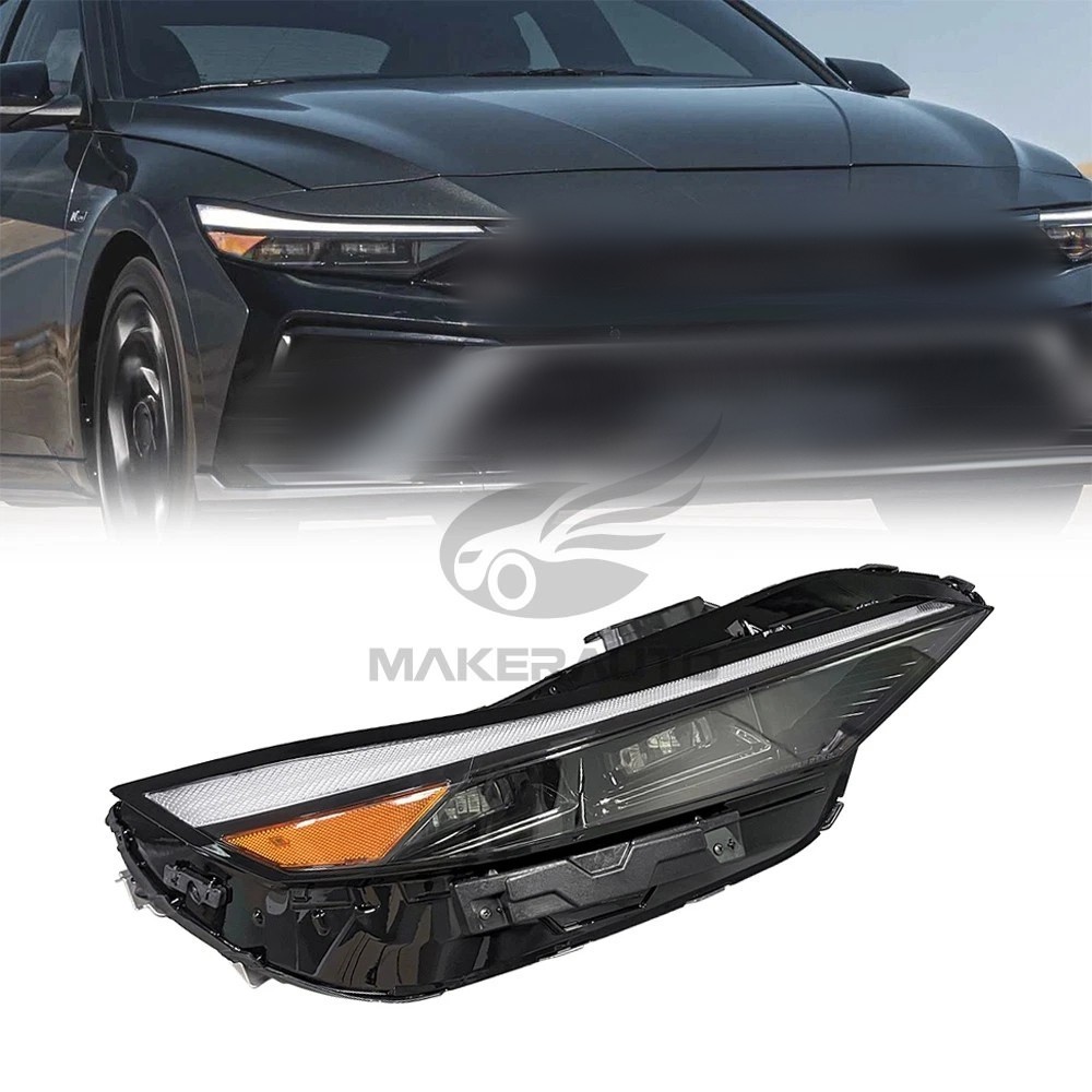 Right Passenger Side LED Headlight For 2024 2025 Hyundai Elantra Assembly