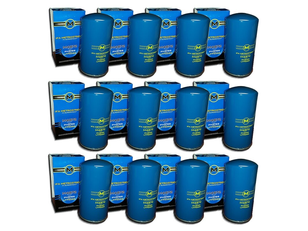 Engine  Oil Filter M4872 For Ford 7.3L Turbo Diesel Case Of 12 - Replaces FL1995