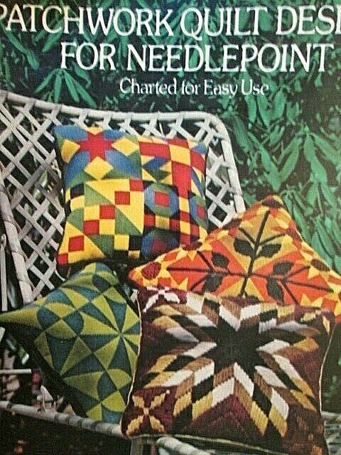 Patchwork Quilt Designs For Needlepoint Book-41 Designs-Frank Fontana, Dover